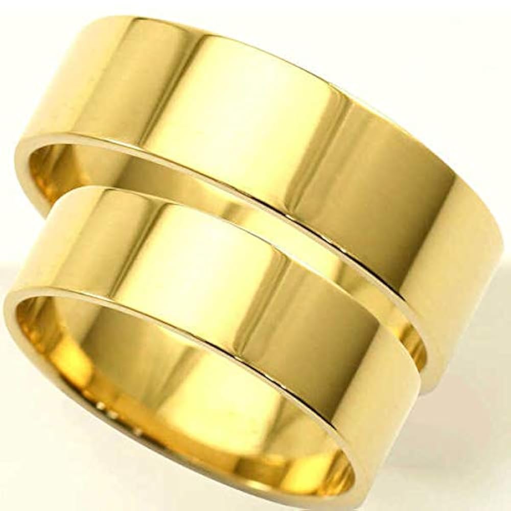 【18金指輪】平打ちリング5mm幅 #13号 イエローゴールド K18 新品 Jewelry i 平打ち リング 5mm幅 18金 指輪 メンズ K18 シンプル